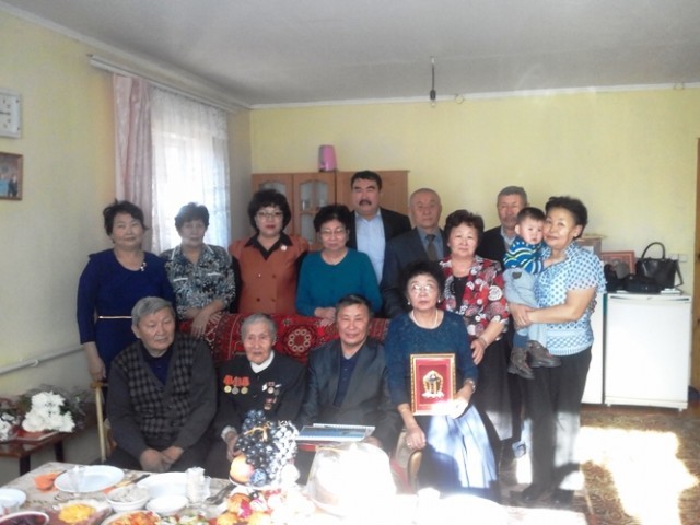 Долгожительница поселка Агинское отметила 90-летний юбилей