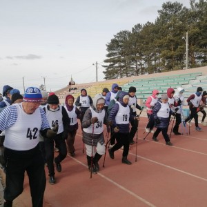 «Скандинавы» Агинского округа посоревновались в осеннем марафоне