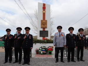В Могойтуе состоялось открытие памятной стелы в честь Героя Советского Союза Базара Ринчино