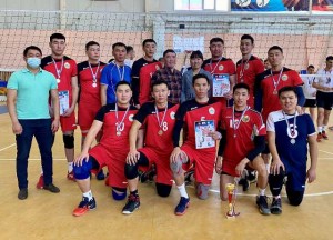 Серебро чемпионата Забайкальского края выиграли волейболисты Могойтуйского района