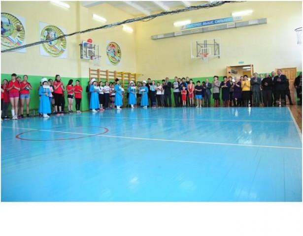 В день юбилея Дома спорта села Таптанай проведен турнир по волейболу 2