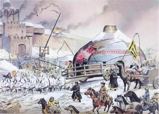 Как войска Батыя организовали штурм Киева?