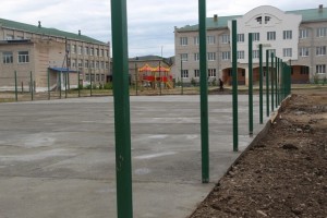 В трех поселениях Дульдургинского района строятся универсальные спортивные площадки