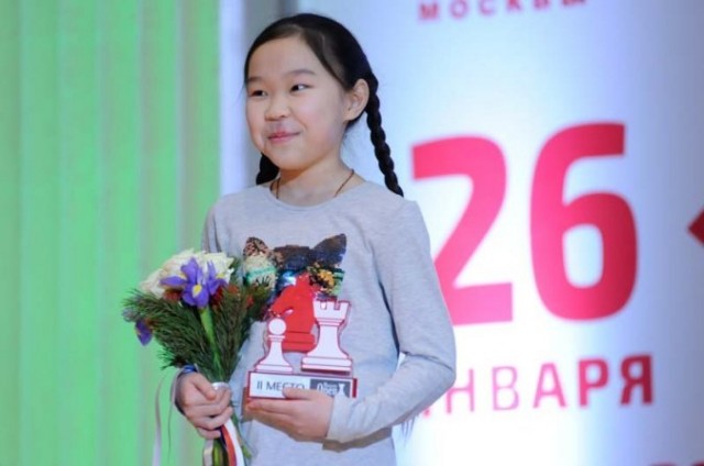 Агинская школьница заняла 2-е место на международном Кубке по шахматам в Москве