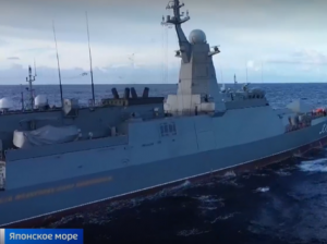 Военные моряки несут службу на новейшем корвете «Алдар Цыденжапов»