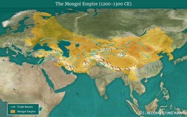 Монгольские завоеватели создали самую большую земную империю