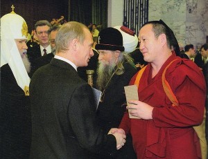 Как Хамбо лама и Владимир Путин встретили Новый год в Чечне