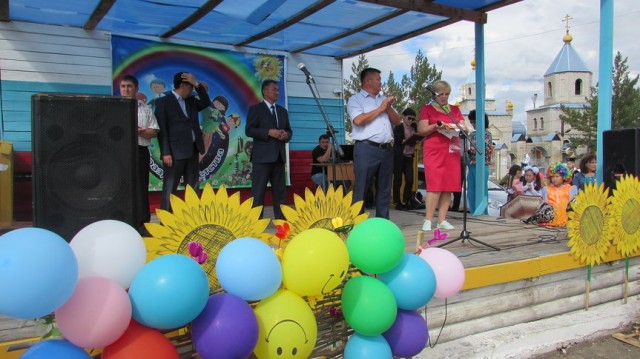 Состоялось открытие детской площадки в Дульдурге 1 сентября 0