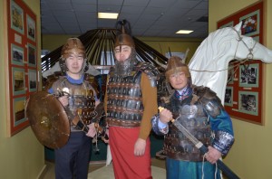 Аммуниция древнего воина в музее