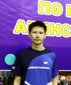 Дондок Аюров - абсолютный победитель по настольному теннису «Кубок Дружбы»