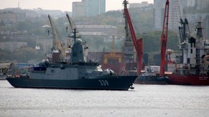 На корвете «Герой России Алдар Цыденжапов» поднимут военно-морской флаг